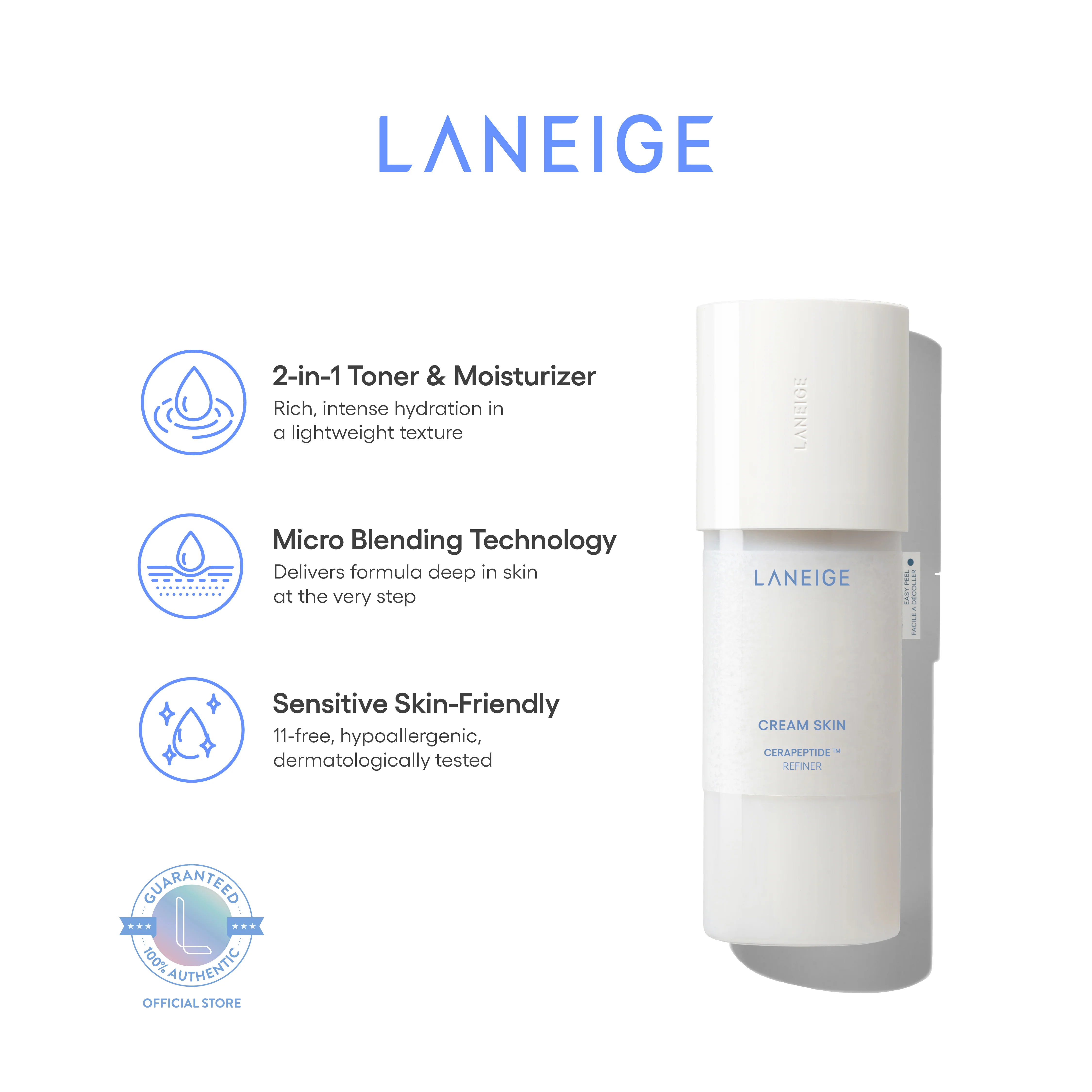 Laneige Cream Skin Cerapeptide Refiner Mini [25ml]